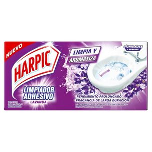 Limpiador Adhesivo Para Inodoros 3un. Lavanda Harpic